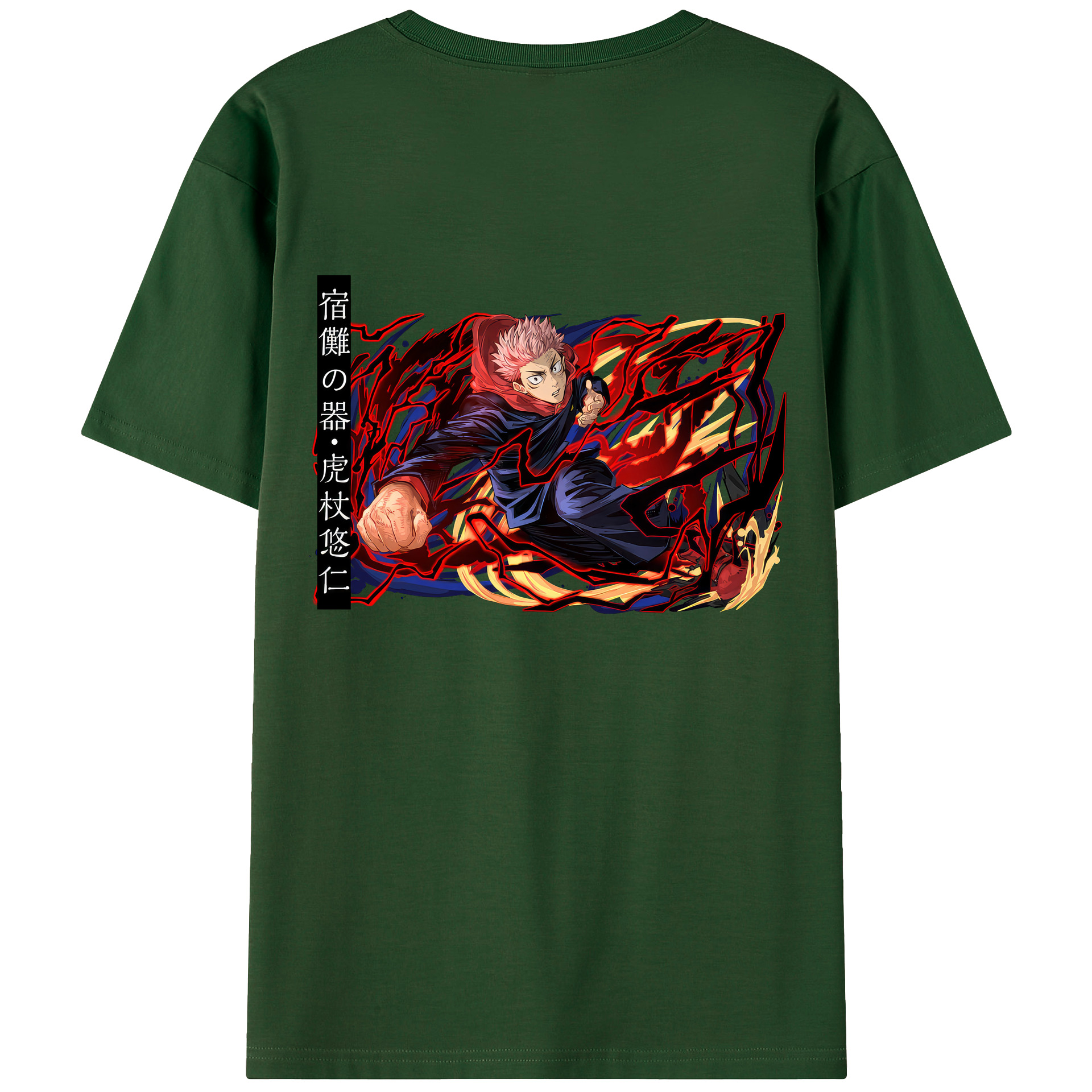 （画像用） 呪術廻戦 Jujutsu Kaisen 綿100％半袖Tシャツ（背面プリント）